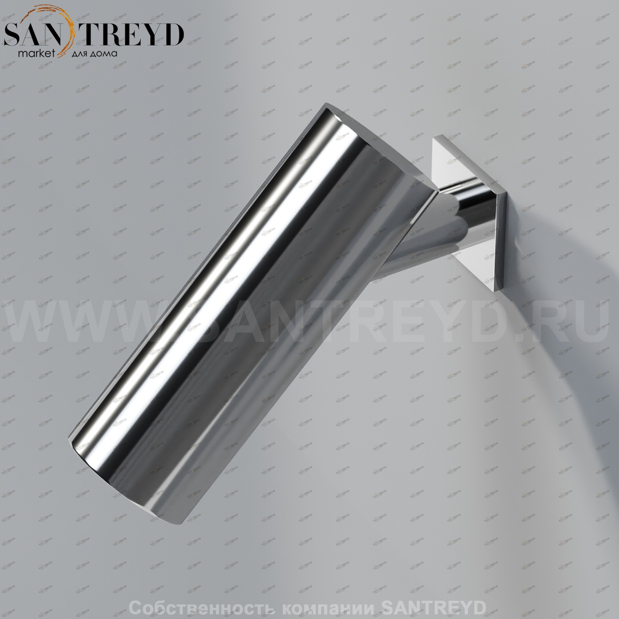 Душевая лейка CRUB0960S SQUARE хромированная Agape