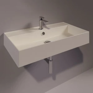 AG81SABBIAMATT Подвесная раковина настенная прямоугольная Simas Agile бежевая