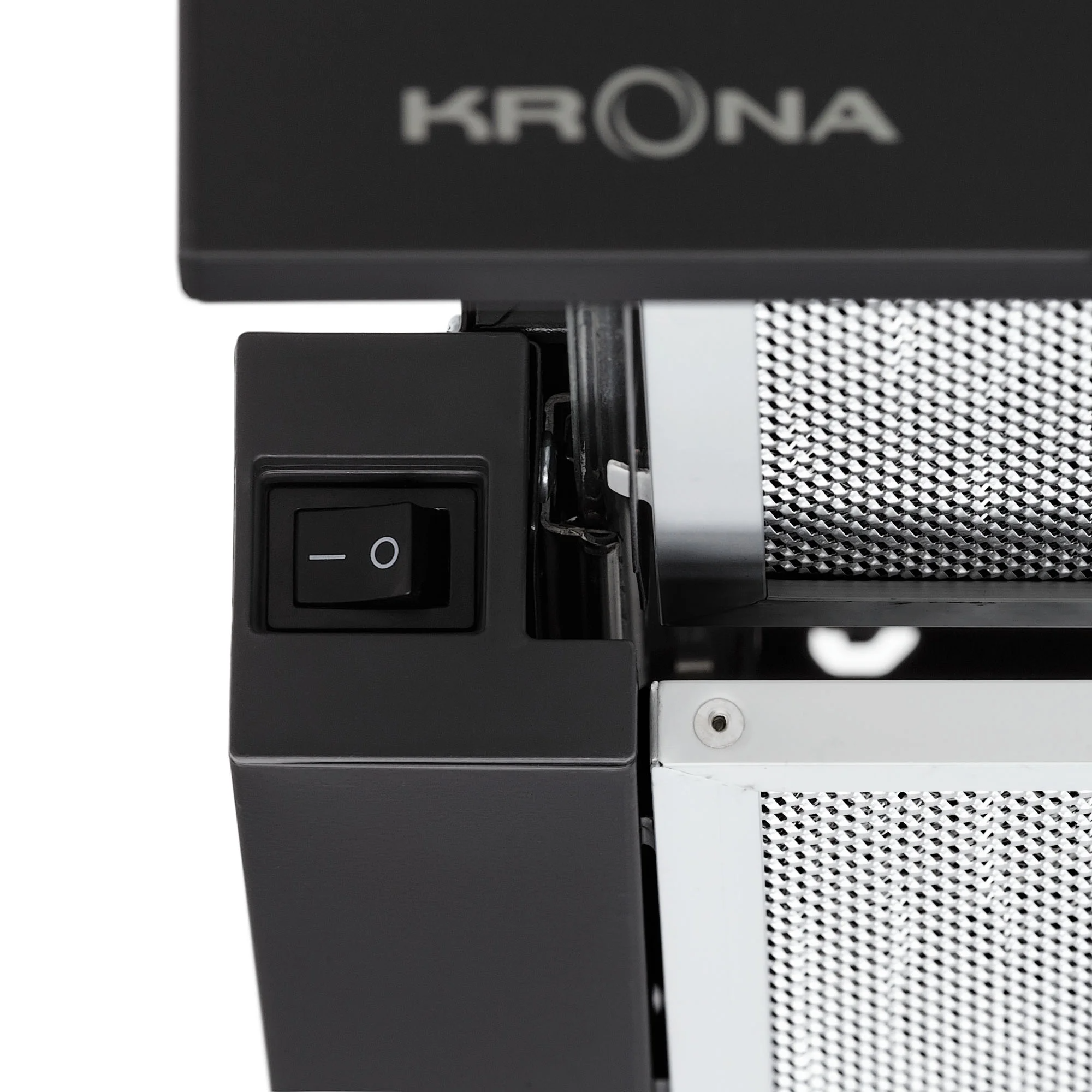 9063332 Вытяжка телескопическая KRONA KAMILLA T 600 2 motors черный/серый STDN-0044406 - Вид №8