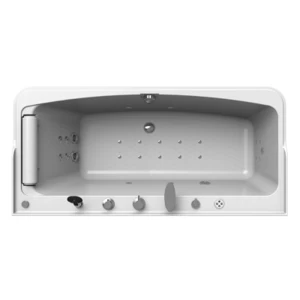 Гидромассаж "Спортивный Chrome" на ванну Винченцо (двигатель 1500 Вт, система "Turbo-pool", миниджет Релакс - 4 шт., джет Релакс - 6 шт., джет Линц - 2 шт.)