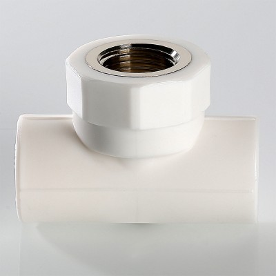 VTp.732.0.03204 Фитинг полипропиленовый – тройник с переходом на внутреннюю резьбу Valtec 32 мм х 1/2"  - Вид №4