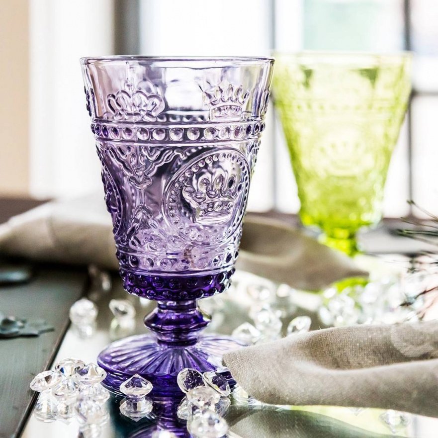 Комплект винных фужеров Ричард BYOBJECT CRYSTAL 009774 Зеленый;красный;фиолетовый Object Desire - Вид №1