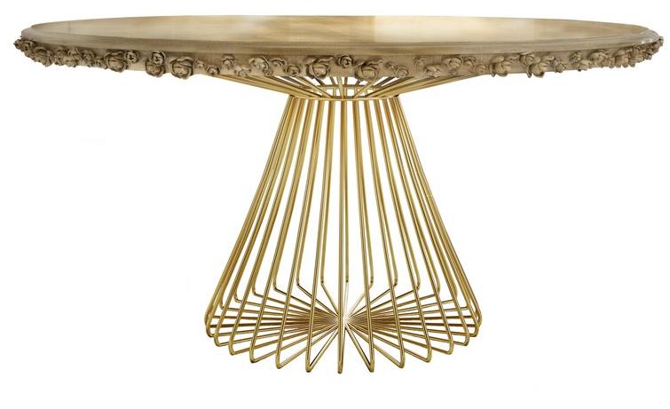 Malabar Круглый обеденный стол из дерева Pilar sun-id-1467356 - Вид №1