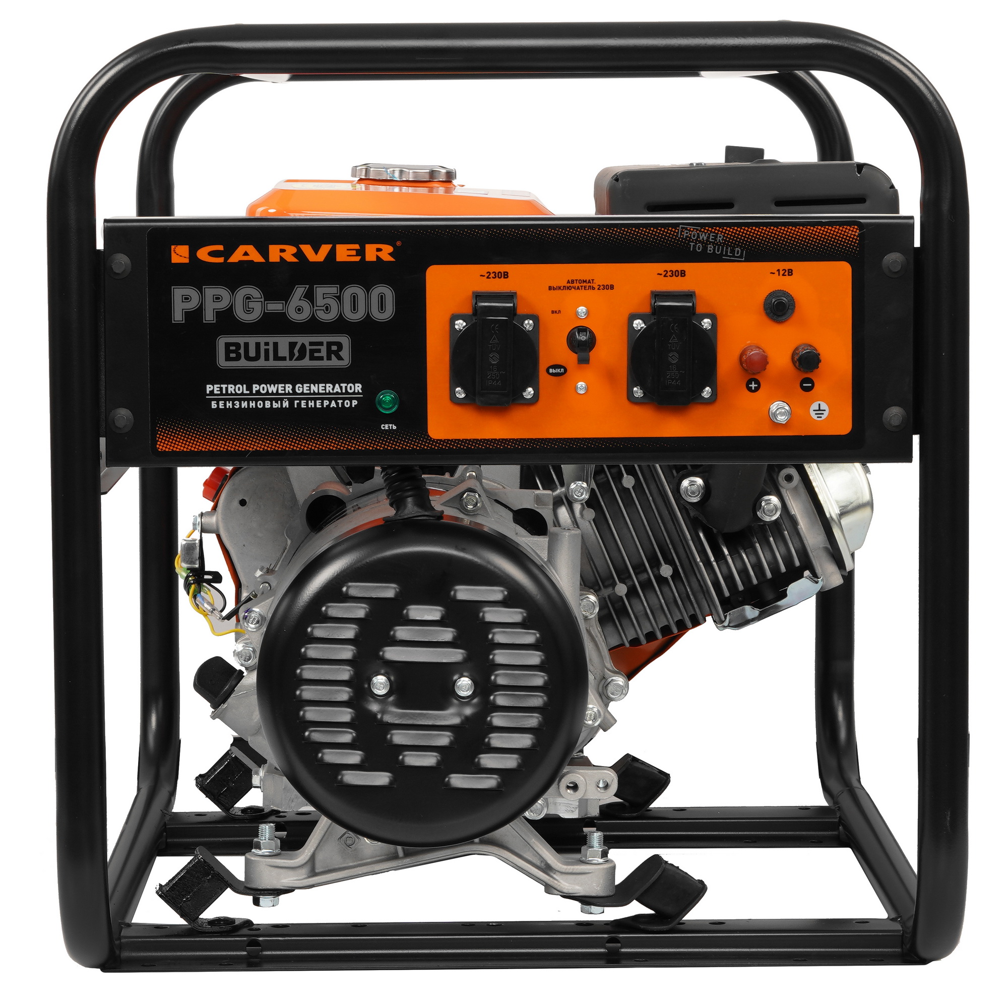 Электрогенератор   бензиновый Carver PPG-6500 BUILDER 1183100 STDN-0002936 - Вид №5