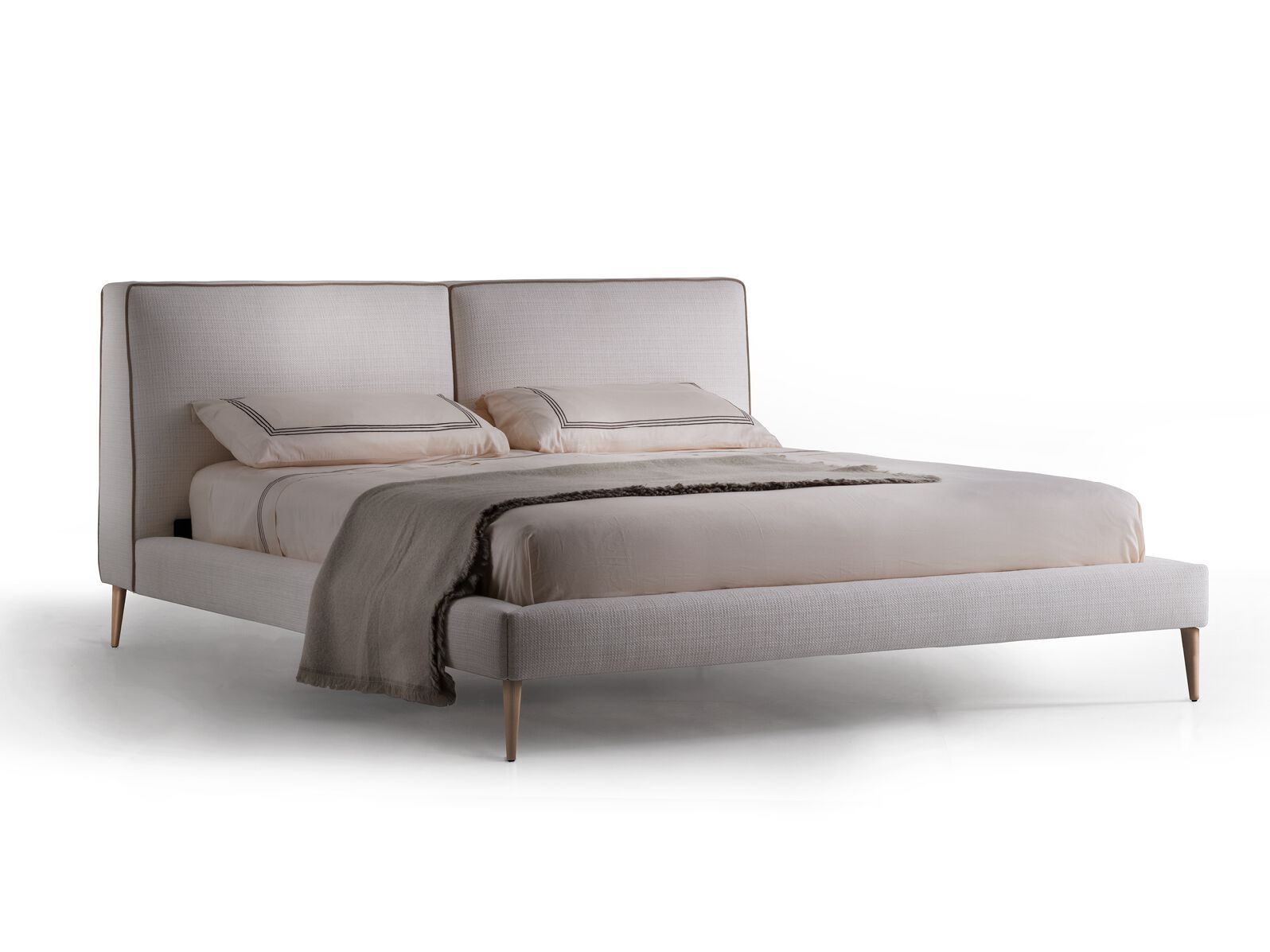 Двуспальная кровать из ткани с мягким изголовьем OPERA CONTEMPORARY AVRIL ARCH-00099179 - Вид №1