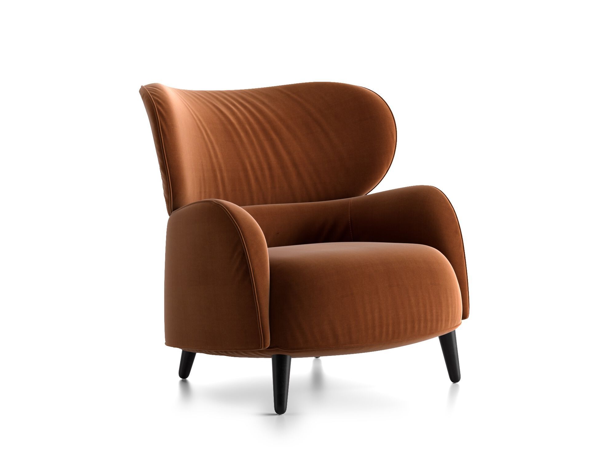 Тканевое кресло с подлокотниками Natuzzi Italia BLOSSOM ARCH-00078020 - Вид №4