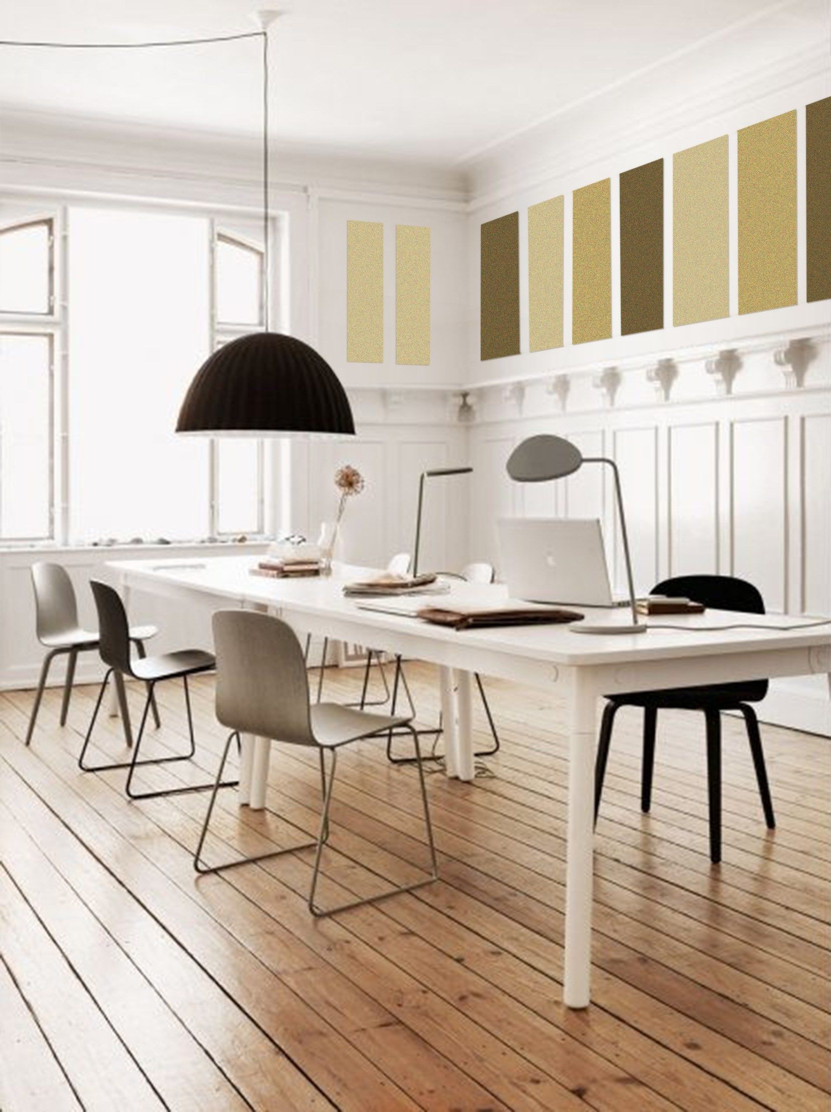 ПЭТ акустическая панель Slalom войлок ARCH-00126697 - Вид №8