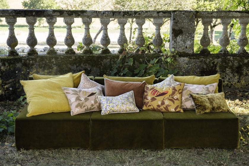 Élitis Прямоугольная подушка из шелка с рисунком sun-id-1395113 - Вид №3