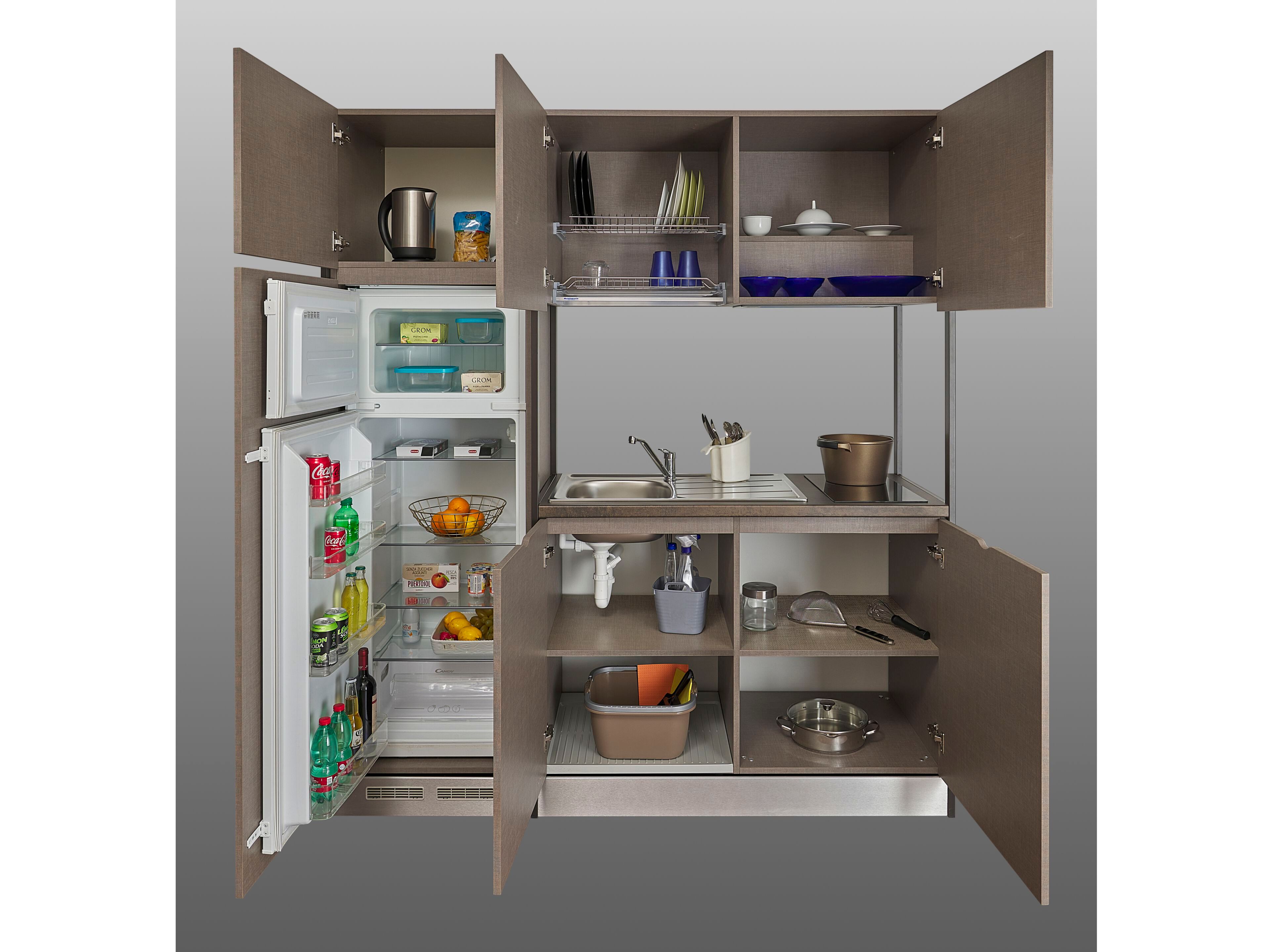 Мини-кухня без ручек Mobilspazio Zeus ARCH-00042690 - Вид №1