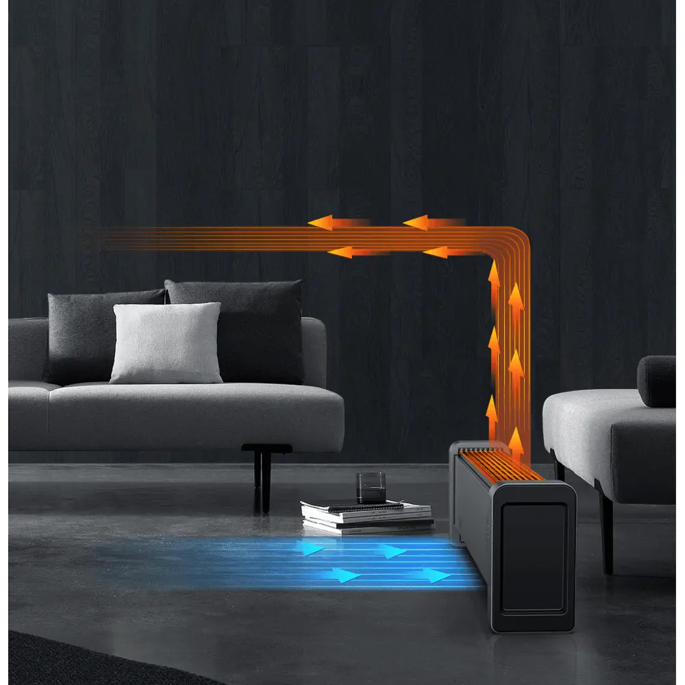 Конвектор электрический Viomi Smart Heater Pro 2 с электронным термостатом 2200 Вт цвет графит 87006688 STLM-2059170  - Вид №2