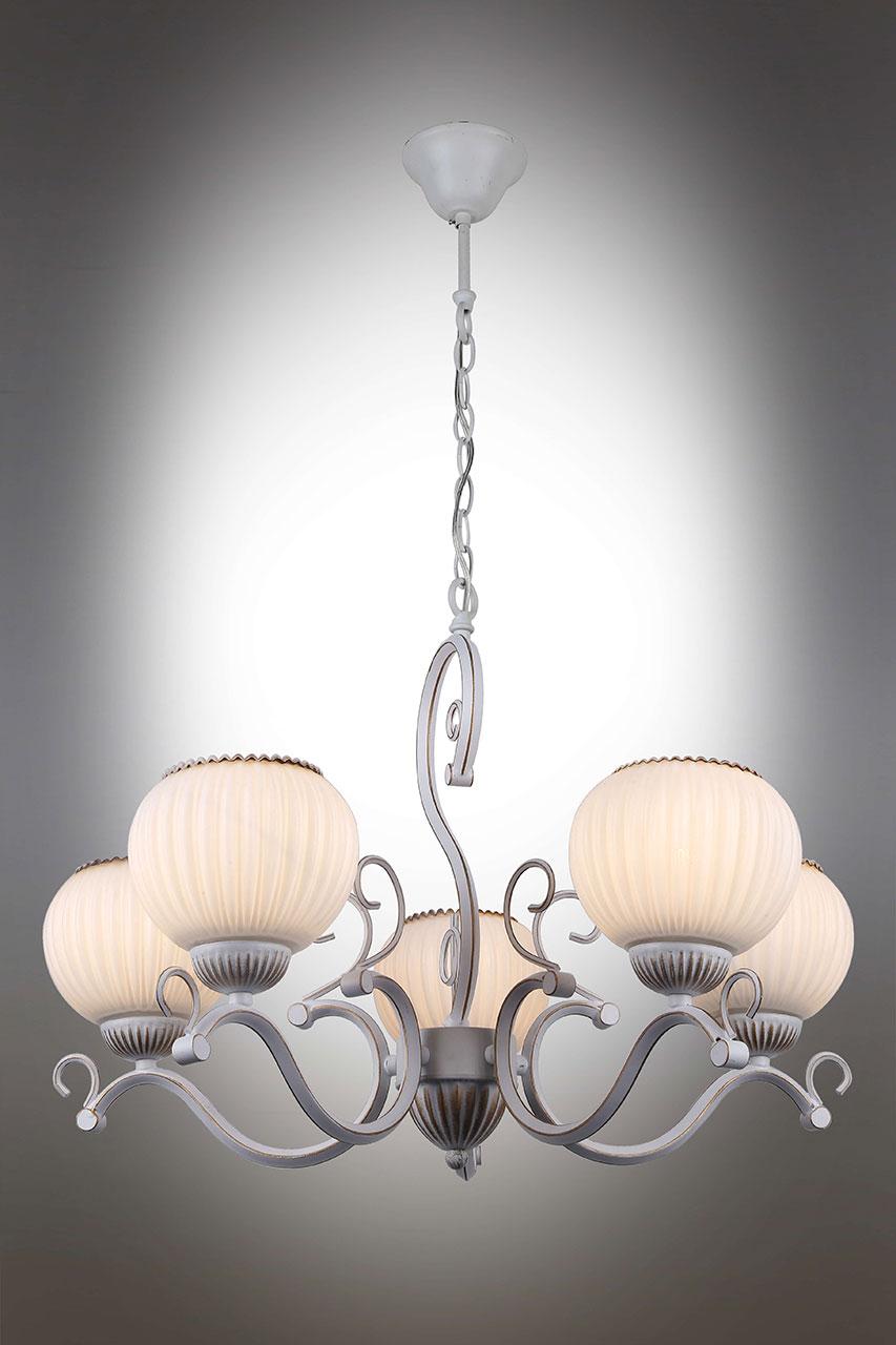 Подвесная люстра Omnilux Ovilo OML-53403-05 OMNILUX OVILO 187097 Белый  - Вид №1