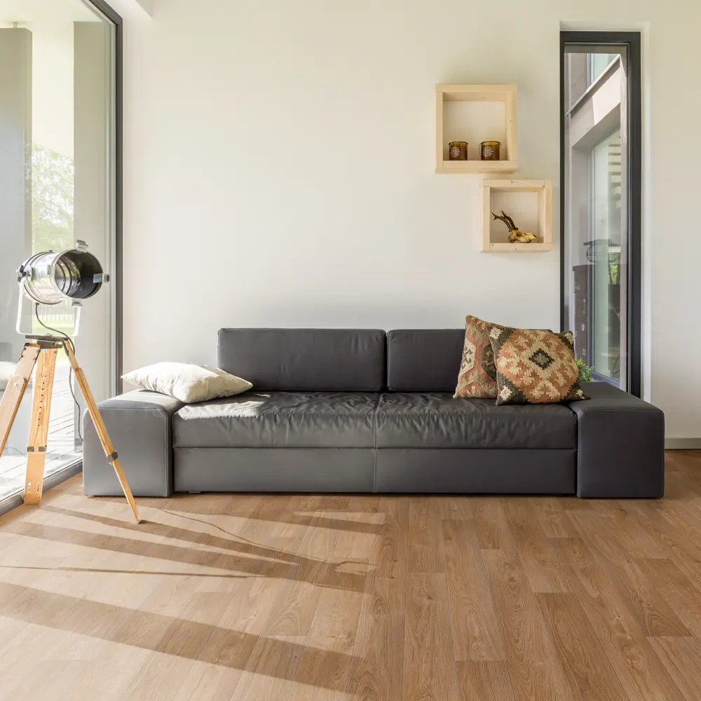 Линолеум бытовой «Ока» 21 класс, 1.5 м, коричневый под дерево 89427431 Santreyd STLM-1581894