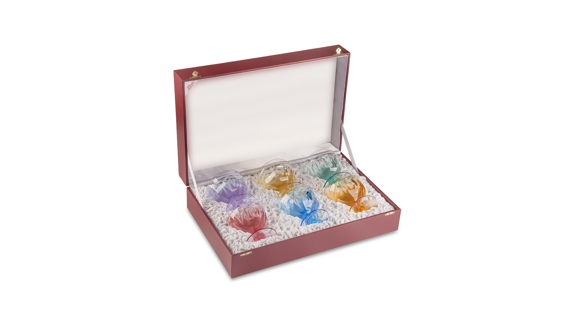 10594001 Moser Набор из 6 креманок 380мл "Леди Гамильтон" (6цв) п/к Хрусталь бессвинцовый  - Вид №7