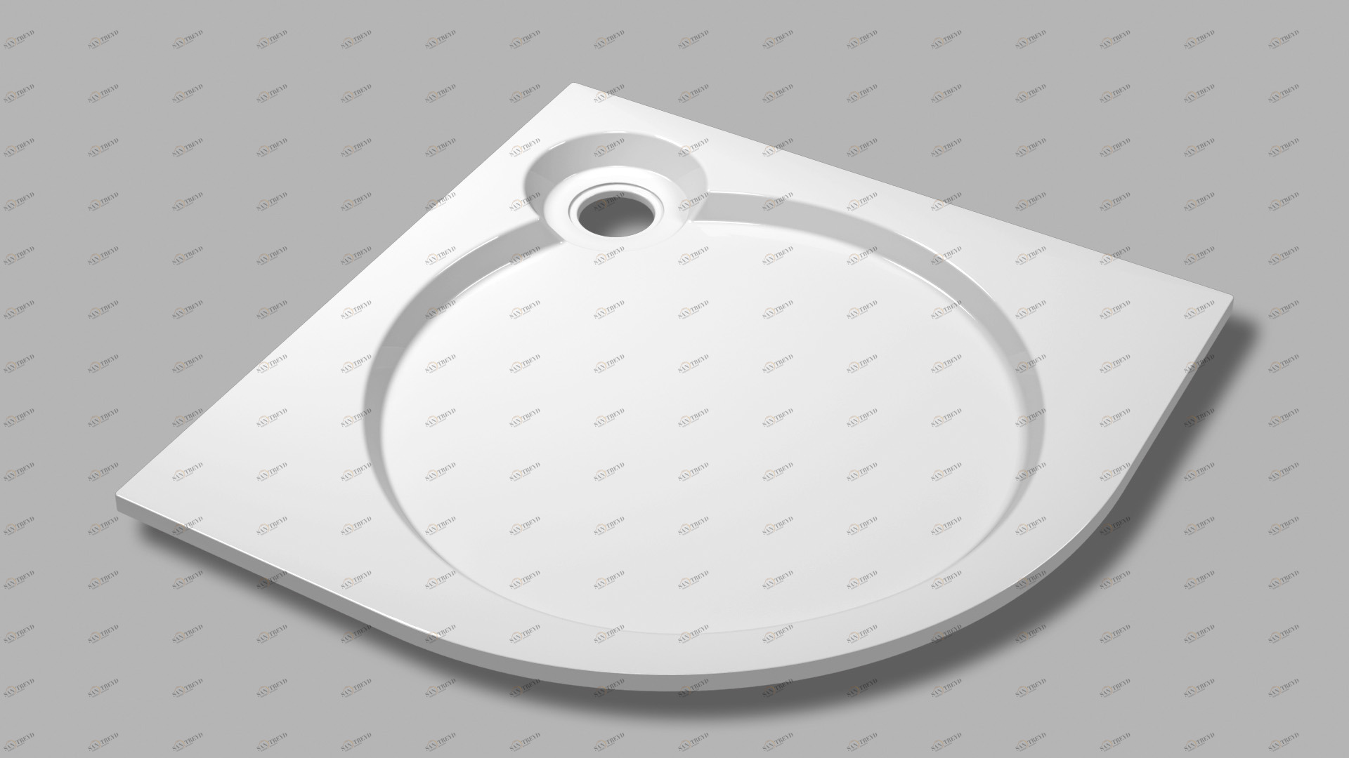 Поддон для душа CEZARES TRAY-S-R-90-550-56-W из искусственного мрамора 