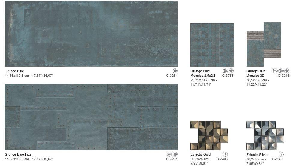 Aparici Керамическая настенная плитка под металл для интерьера Grunge sun-id-1481956 - Вид №5