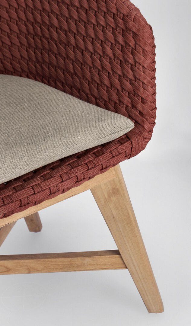 Веревочный садовый стул с подлокотниками BIZZOTTO Coachella ARCH-00122511 - Вид №15