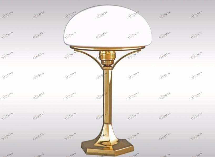 Woka Lamps Vienna Настольная лампа из латуни и опалового стекла sun-id-1427410