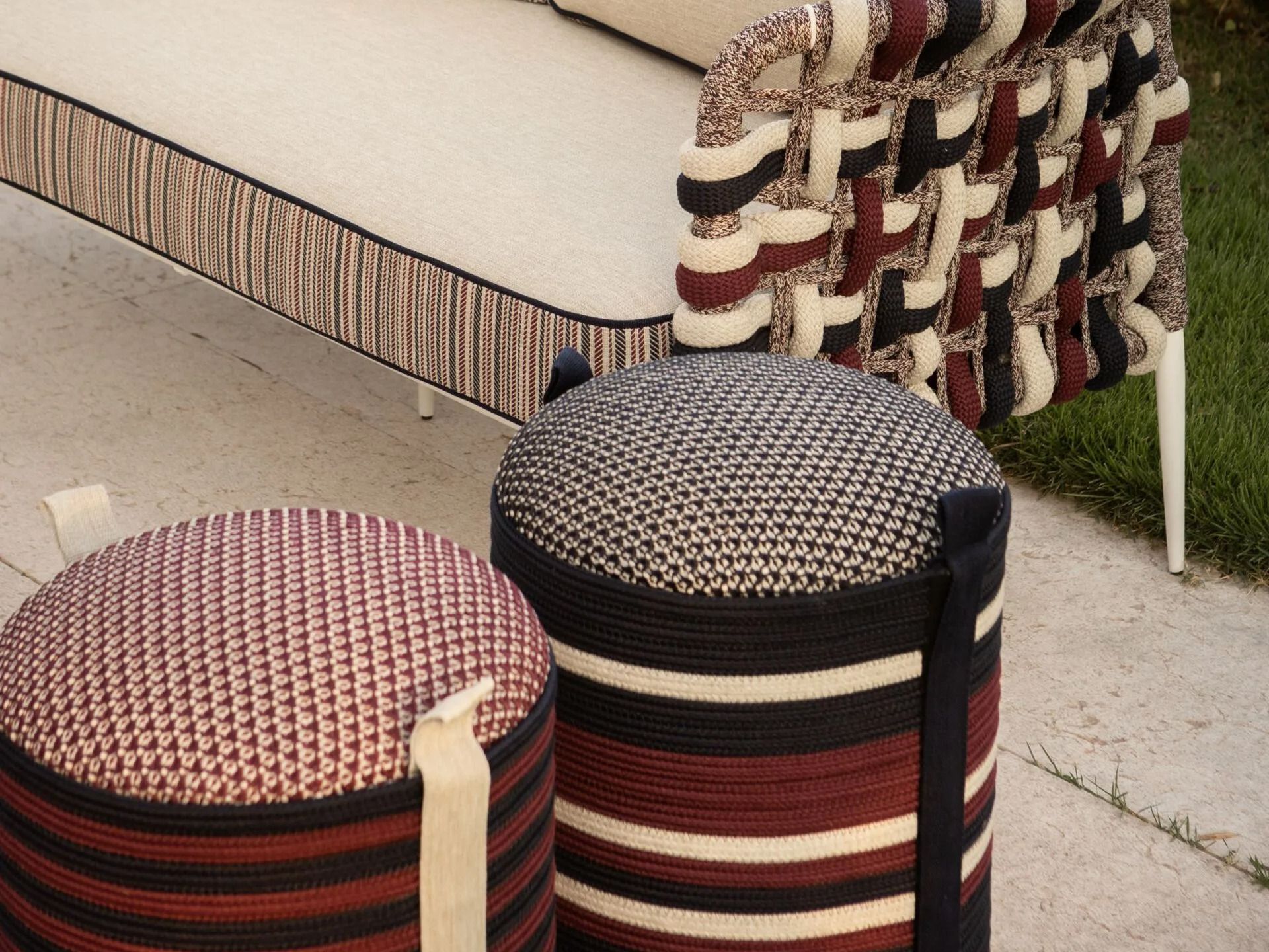 Ручная швейная наружная цилиндрическая пуфик Nodo Italia Antonio Marras + Nodo Italia ARCH-00069396 - Вид №17