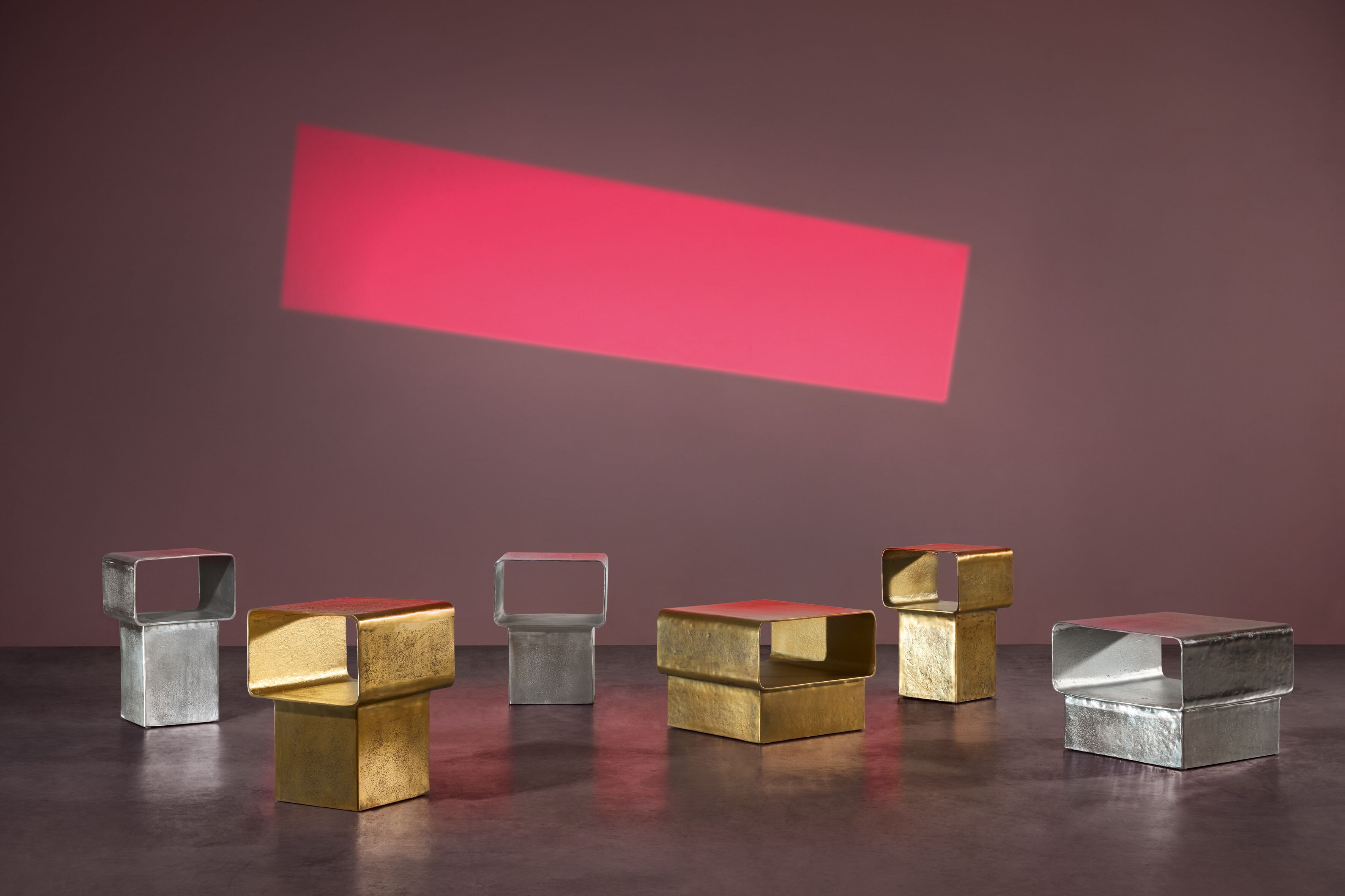 Алюминиевый журнальный столик для гостиной Gervasoni KIRA 43/44/46 ARCH-00043530 - Вид №1