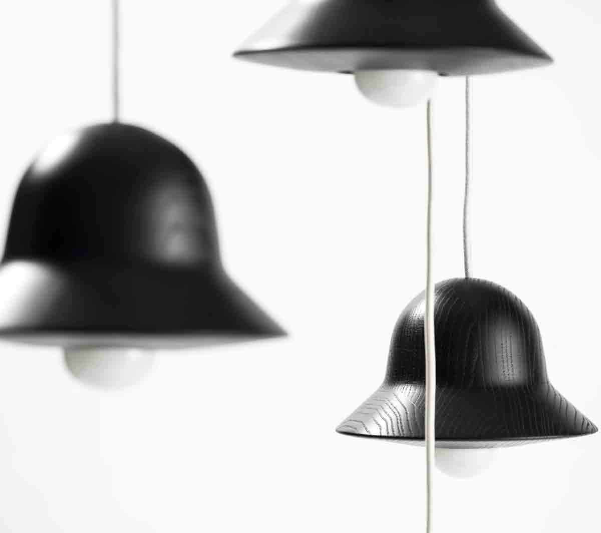 Ex.T Hat Подвесной светильник из черного ясеня EXHATNE  - Вид №1