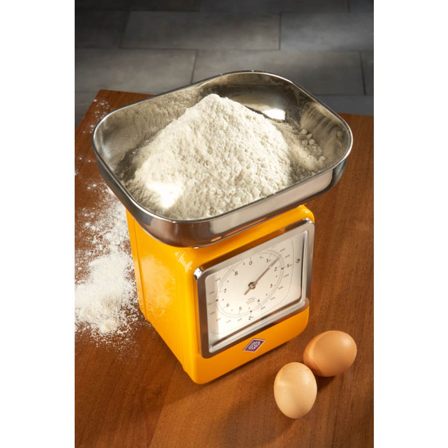 Весы с часами, белые Wesco 32220401 - Вид №1