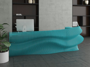 Стойка регистрации из фанеры