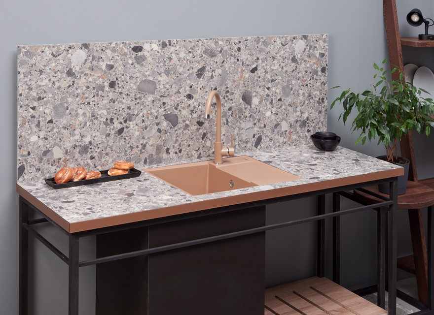 Столешницы для кухни - Терраццo витра LIGRON LIST381 2120 - Вид №10