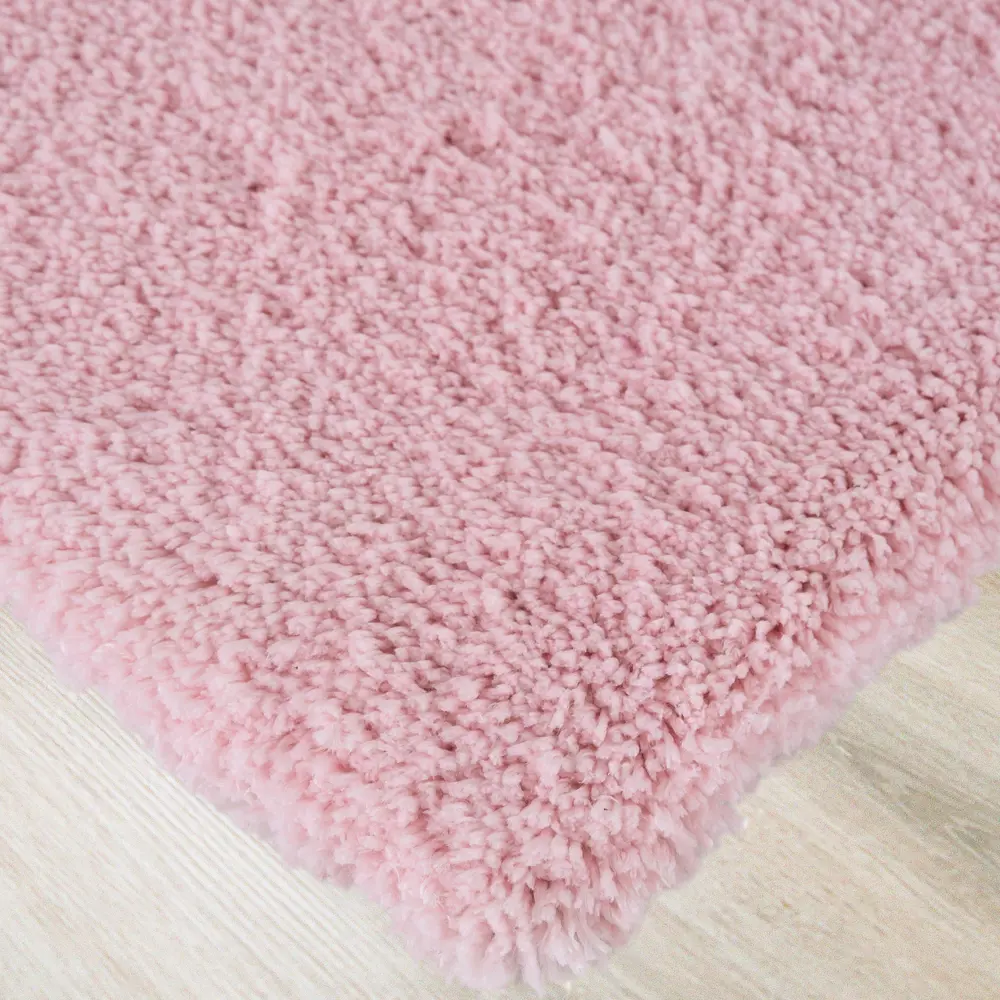 Ковер полиэстер Лавсан Пинк 80x150 см цвет розовый Amigo STLM-2072591 - Вид №2