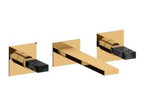 Настенный смеситель для раковины с 3 отверстиями без слива