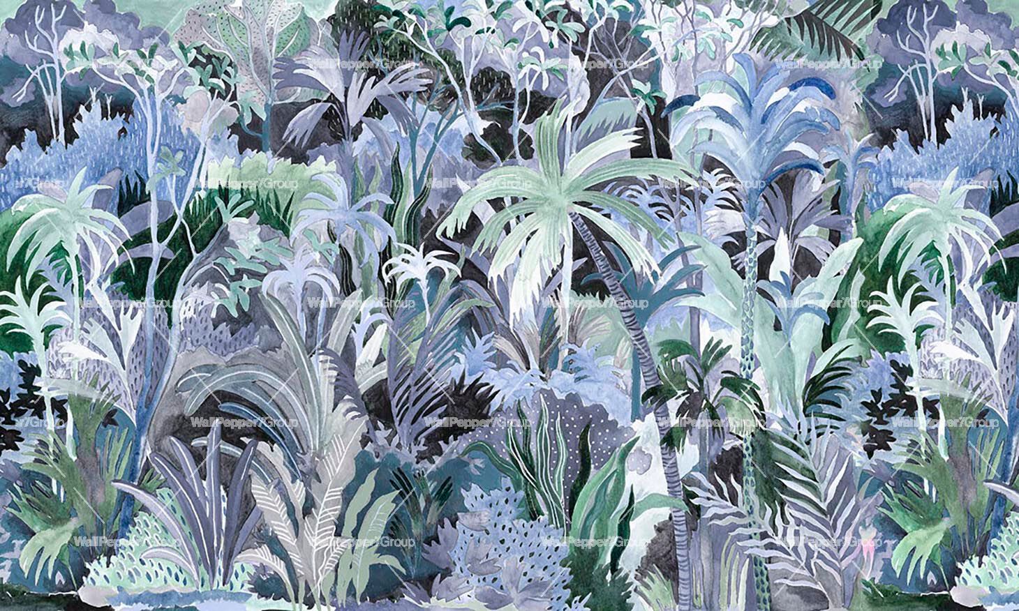 Тропические обои ПВХ бесплатно, экологически чистые, моющиеся WallPepper TUCANO ARCH-00081247 - Вид №1