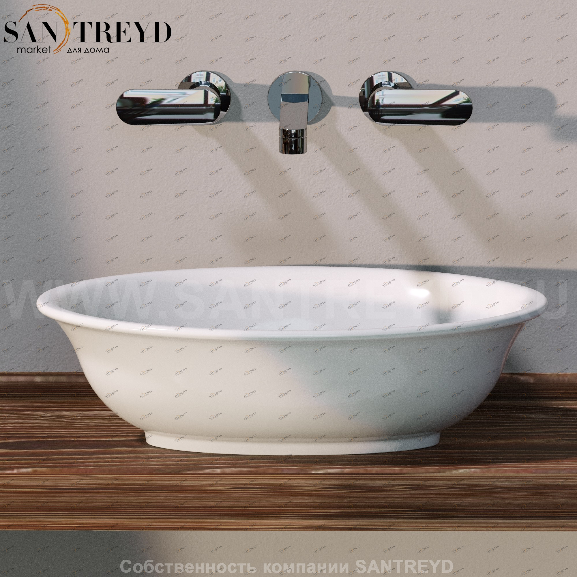 BL56L9016 Накладная раковина на столешницу  овальная Ceramica Flaminia Boll