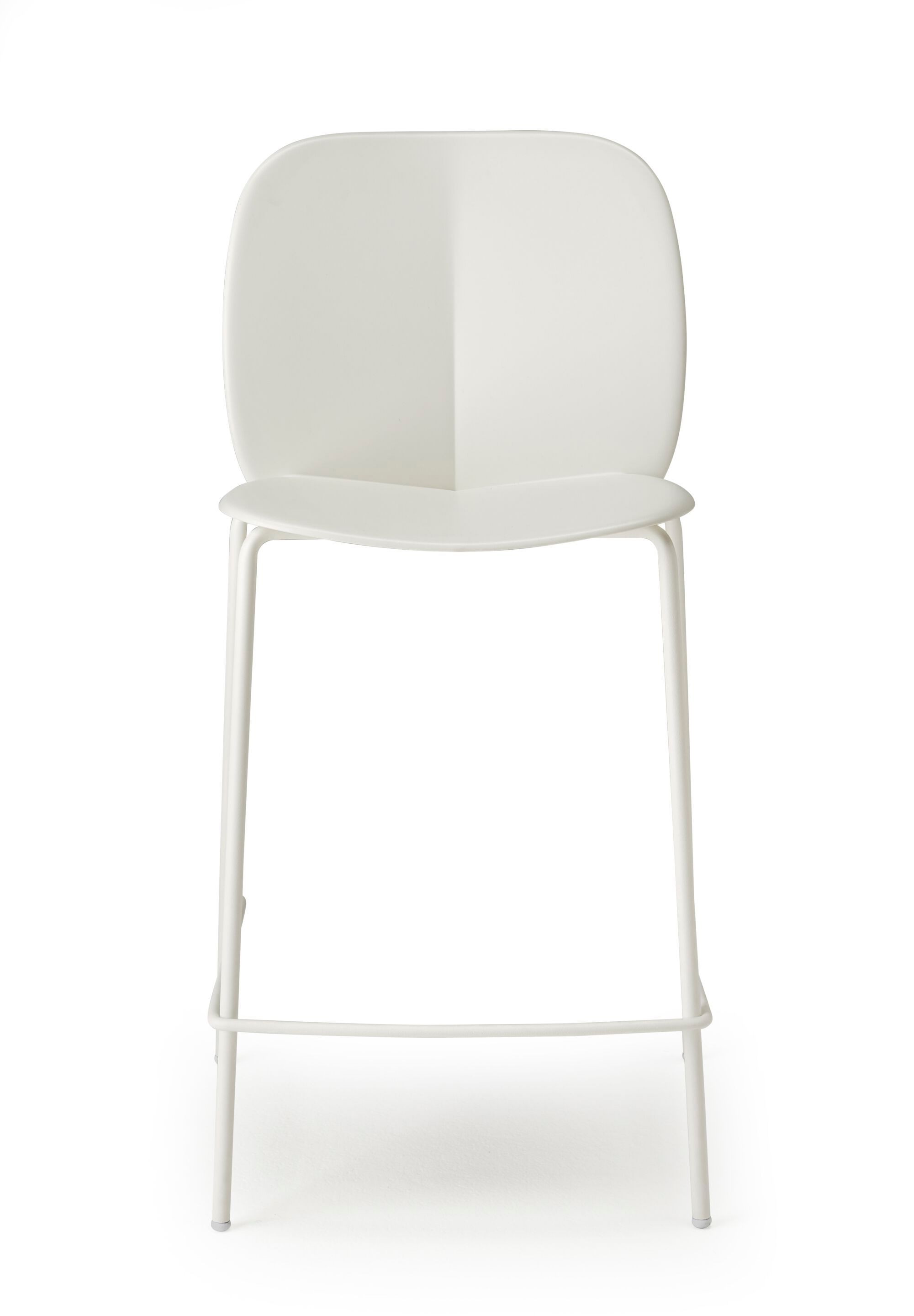 Переработанный пластиковый высокий стул с подставкой для ног S-CAB Mentha ARCH-00002524 - Вид №1