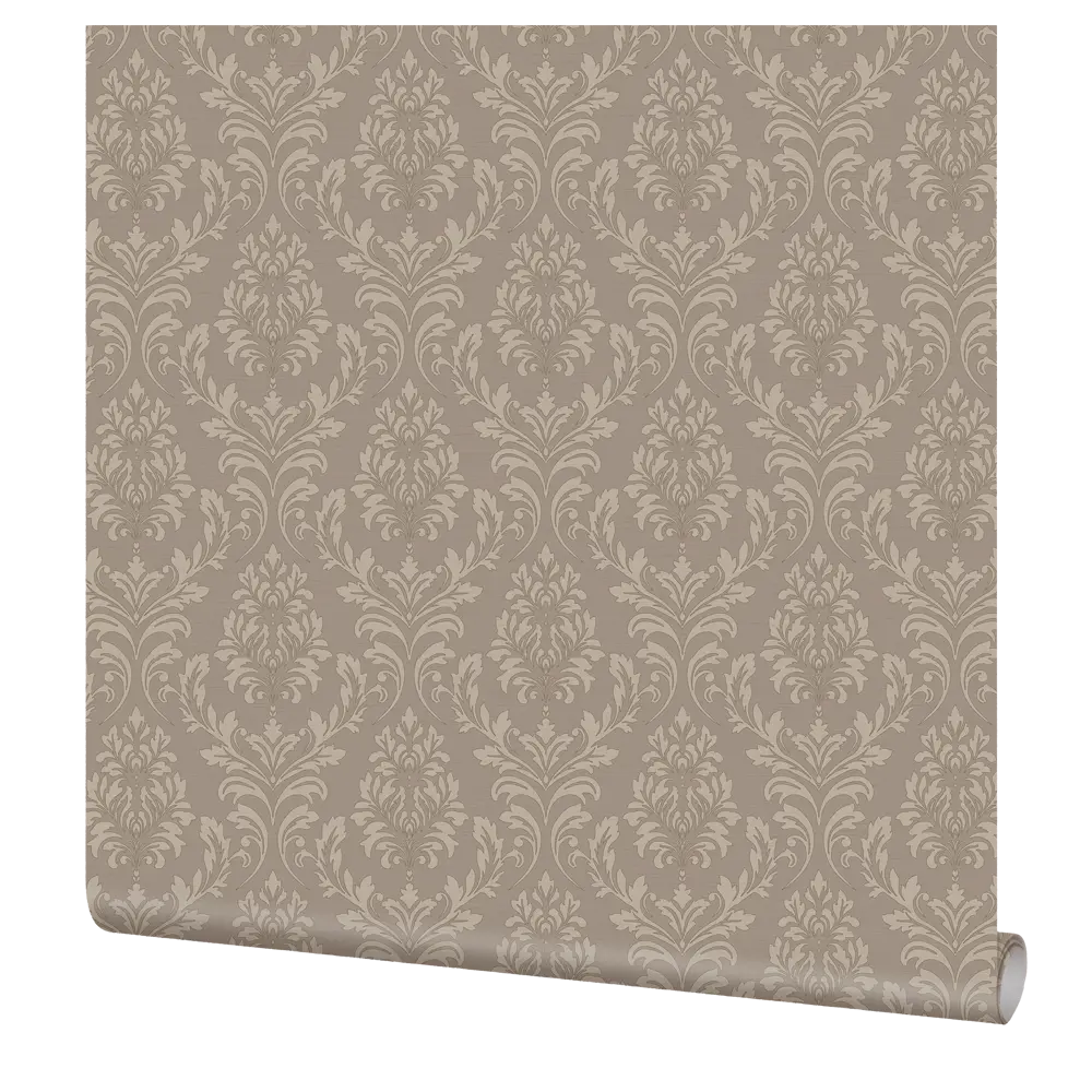 Флизелиновые обои ELYSIUM Терра серые с вензельным рисунком 1.06 м 89440793 STLM-1581763