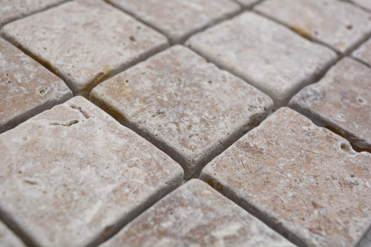 Мозаика из травертина грецкого ореха Mosaix мрамор ARCH-00119510 - Вид №2