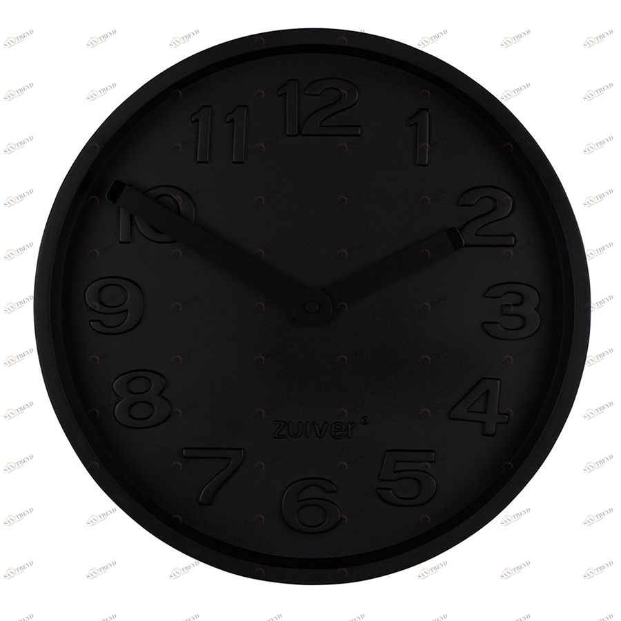 Часы Concrete Time черные Zuiver 8500056