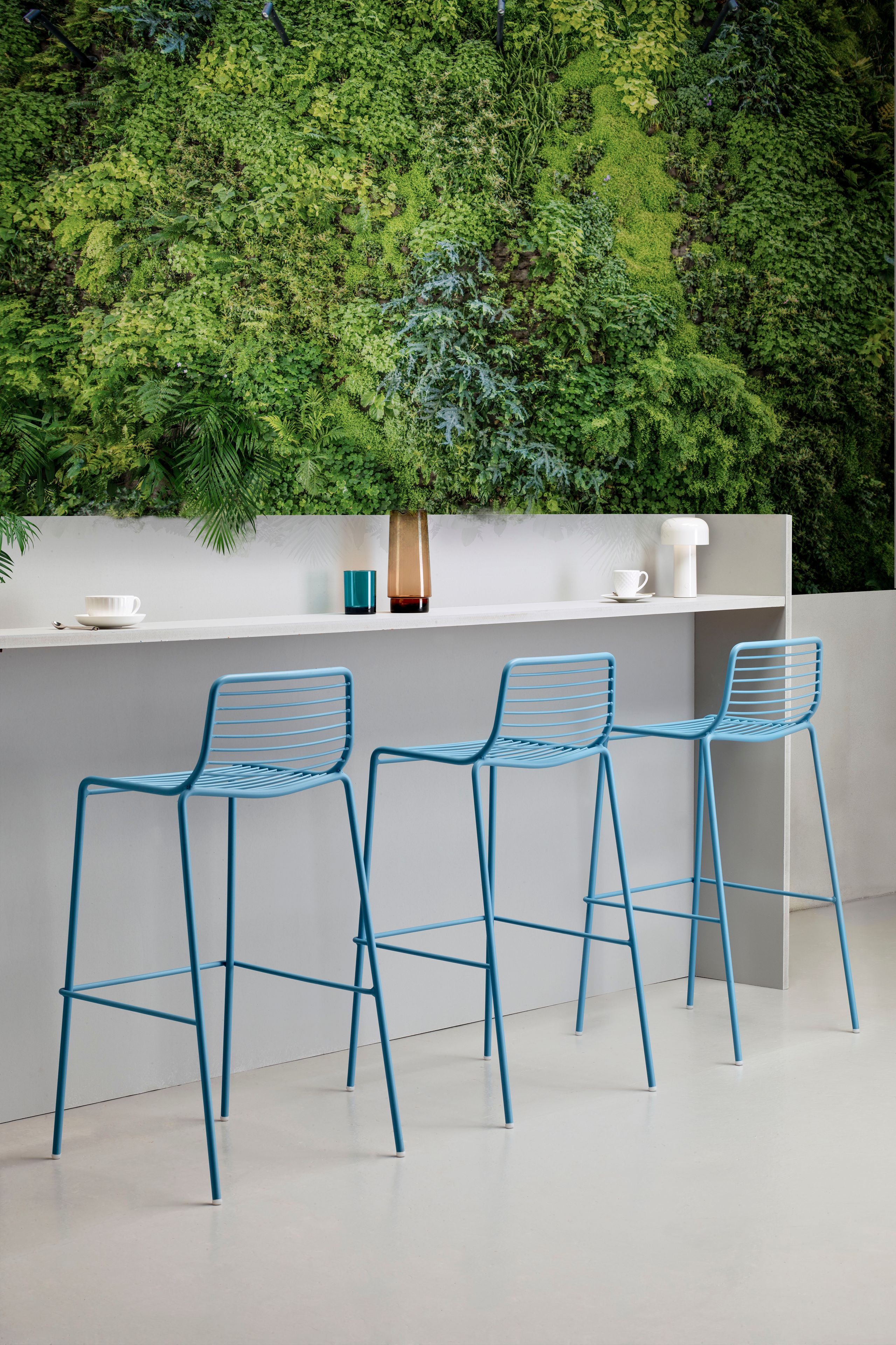 Стальной высокий стул S-CAB ARCH-00000930 - Вид №3