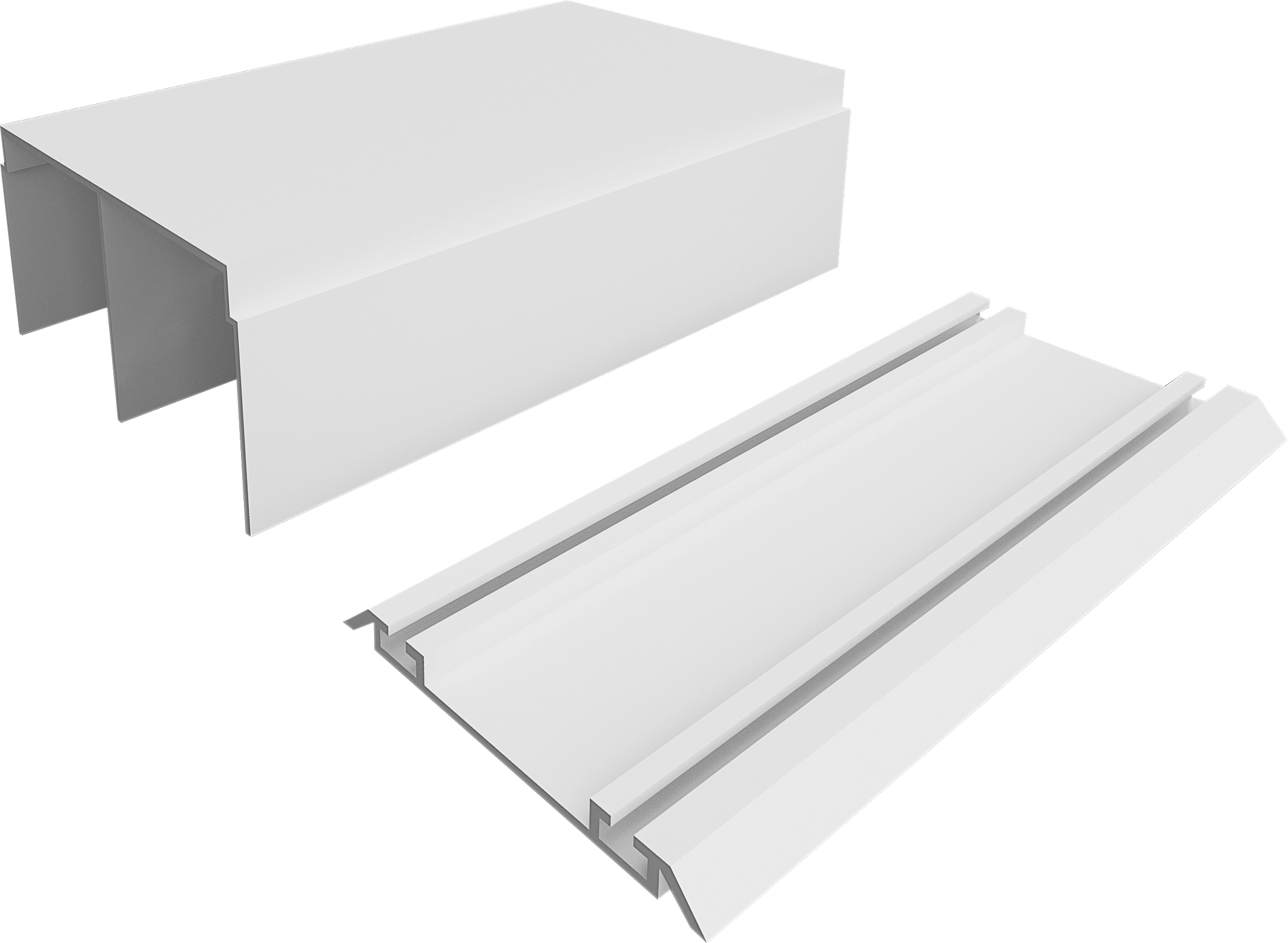 Направляющие для раздвижной двери SPACEO белые 178.3 см 82368560 STLM-0025636