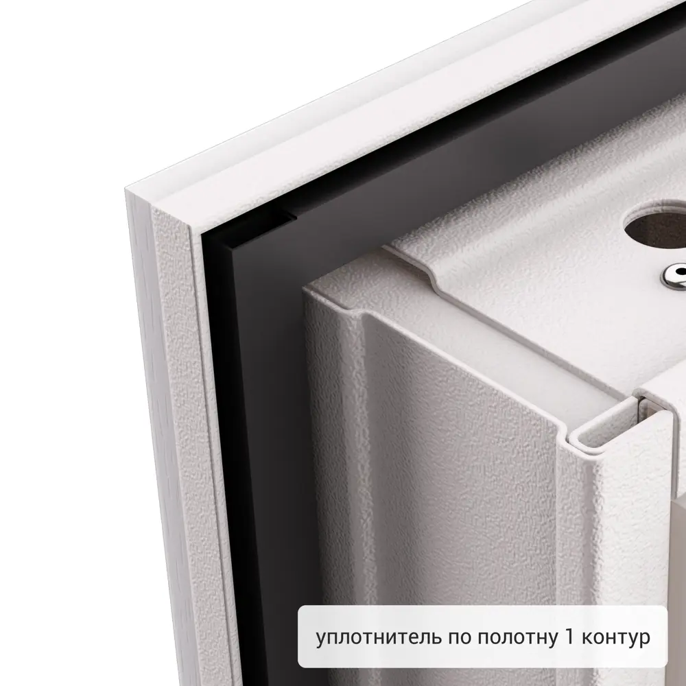 Дверь входная металлическая Фолд грет 880 мм левая цвет белый TOREX STLM-2129406 - Вид №8