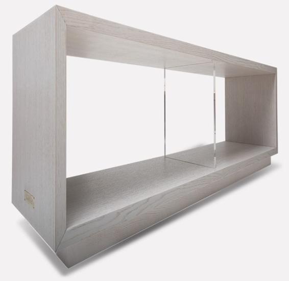 MORADA Прямоугольная консоль из дерева и стекла  Puro co  - Вид №1