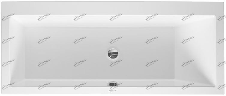 Duravit Прямоугольная встроенная ванна Vero 700134