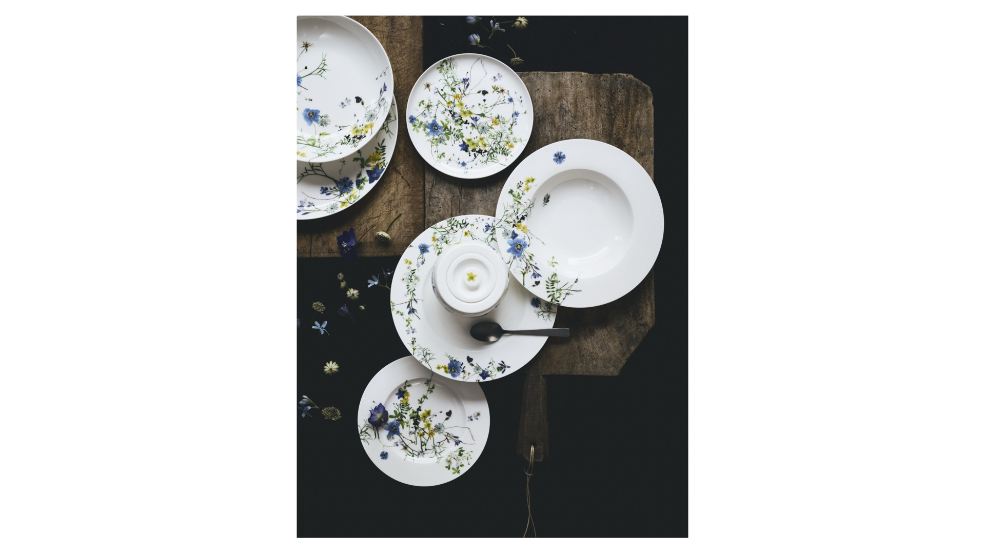 10624779 Rosenthal Тарелка обеденная Rosenthal Альпийские цветы 27см, фарфор Фарфор  - Вид №2