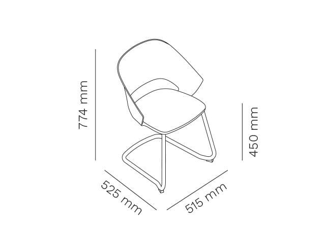 Консольный стул с подлокотниками Mara Icon ARCH-00115073 - Вид №8