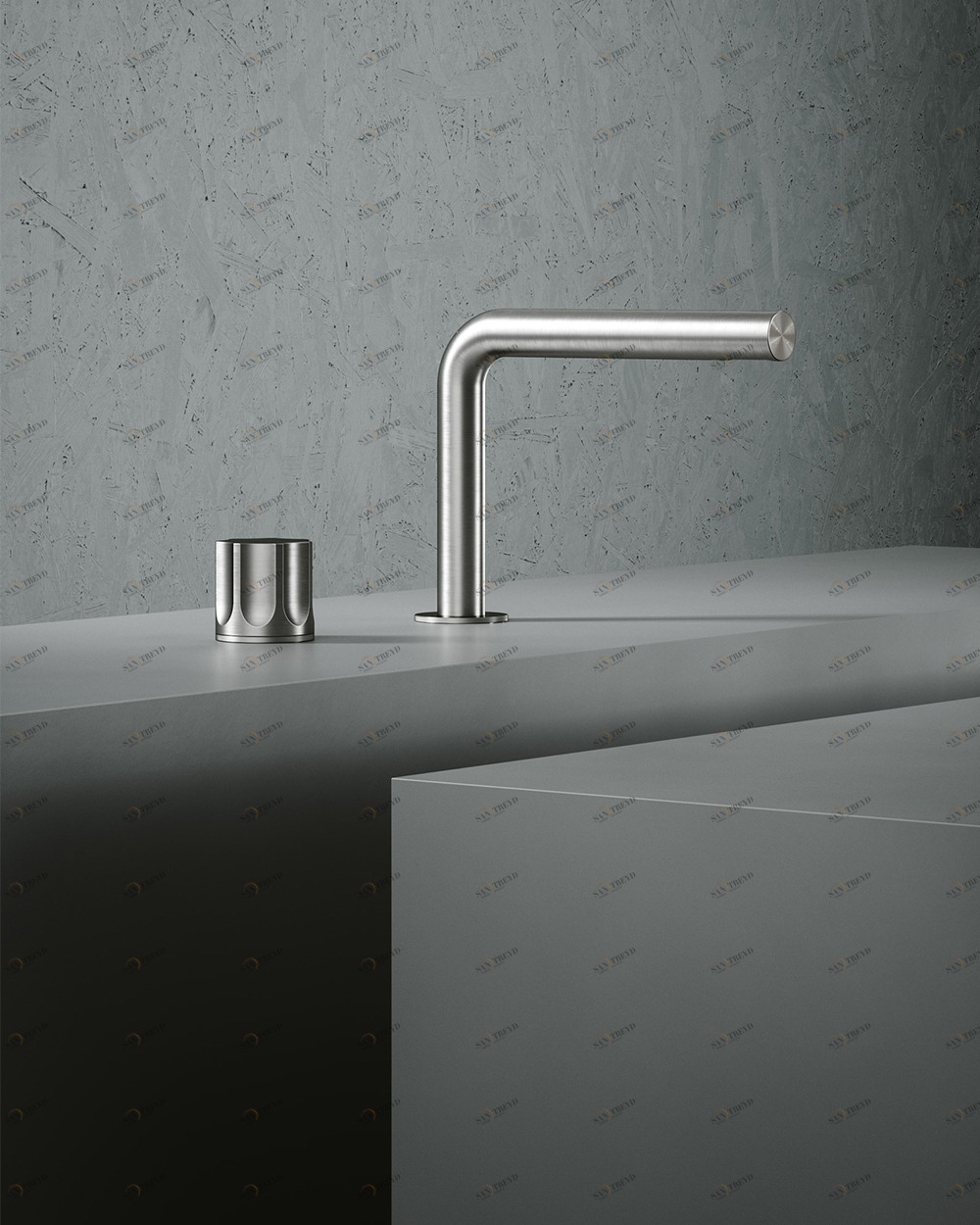 Modo. 17 07. Смеситель на два отверстия Quadrodesign