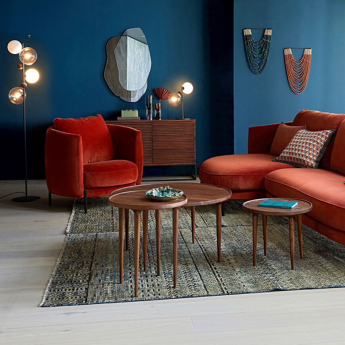 Круглый журнальный столик из грецкого ореха AMPM MAGOSIA ARCH-00051358 - Вид №9