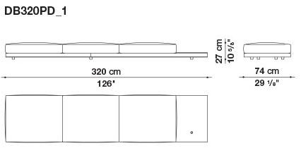 B&B Italia Кожаный диван Dock sun-id-1441060 - Вид №93