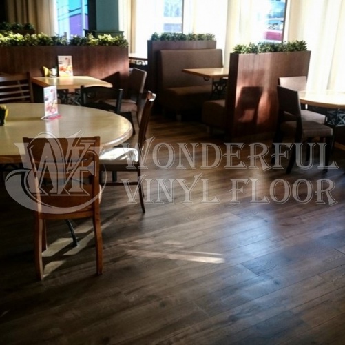 Виниловый ламинат Wonderful Vinyl Floor Natural Relief Махагон Хо-6039-9 Махагон (Сапеле) с брашью (Текстурированная) 1220х180 мм 2201000025 - Вид №2