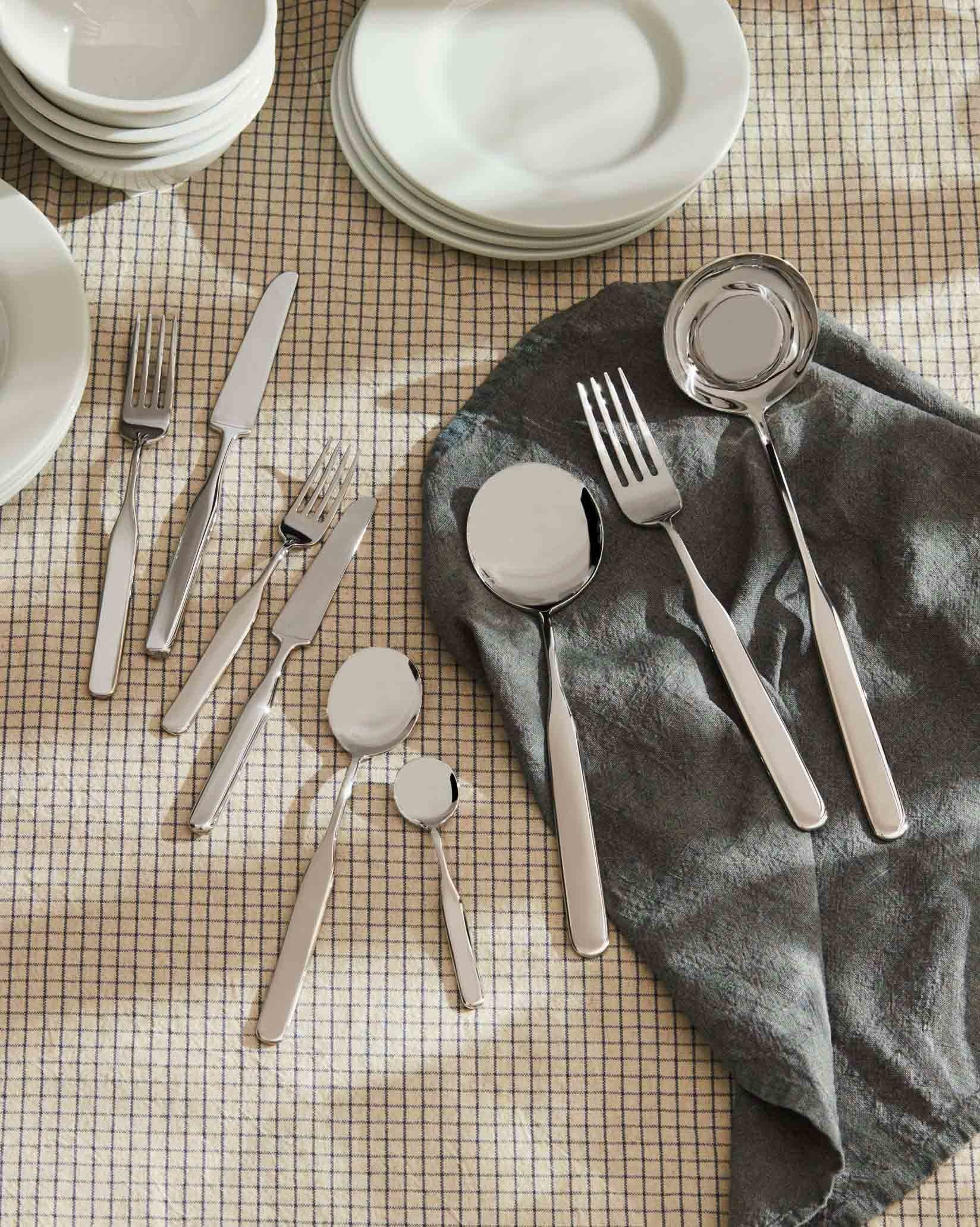 Фруктовый нож. 6 предметов Alessi с высоким воротником Collo-alto IS02/6 - Вид №1