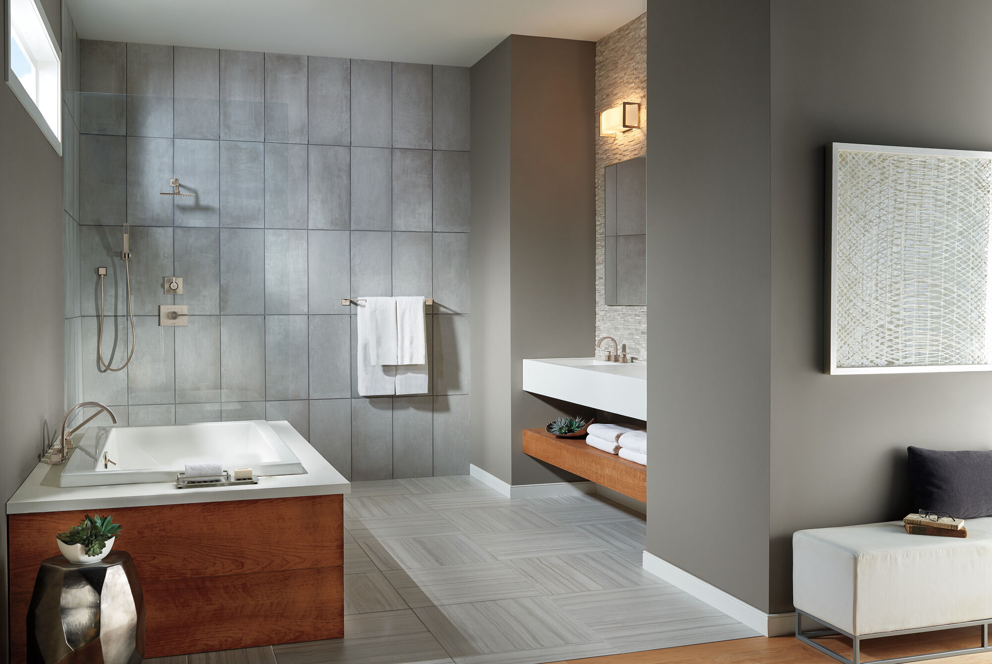 Регулируемый настенный ручной душ премиум-класса с одной настройкой Delta Faucet Vero 55530-SS - Вид №4