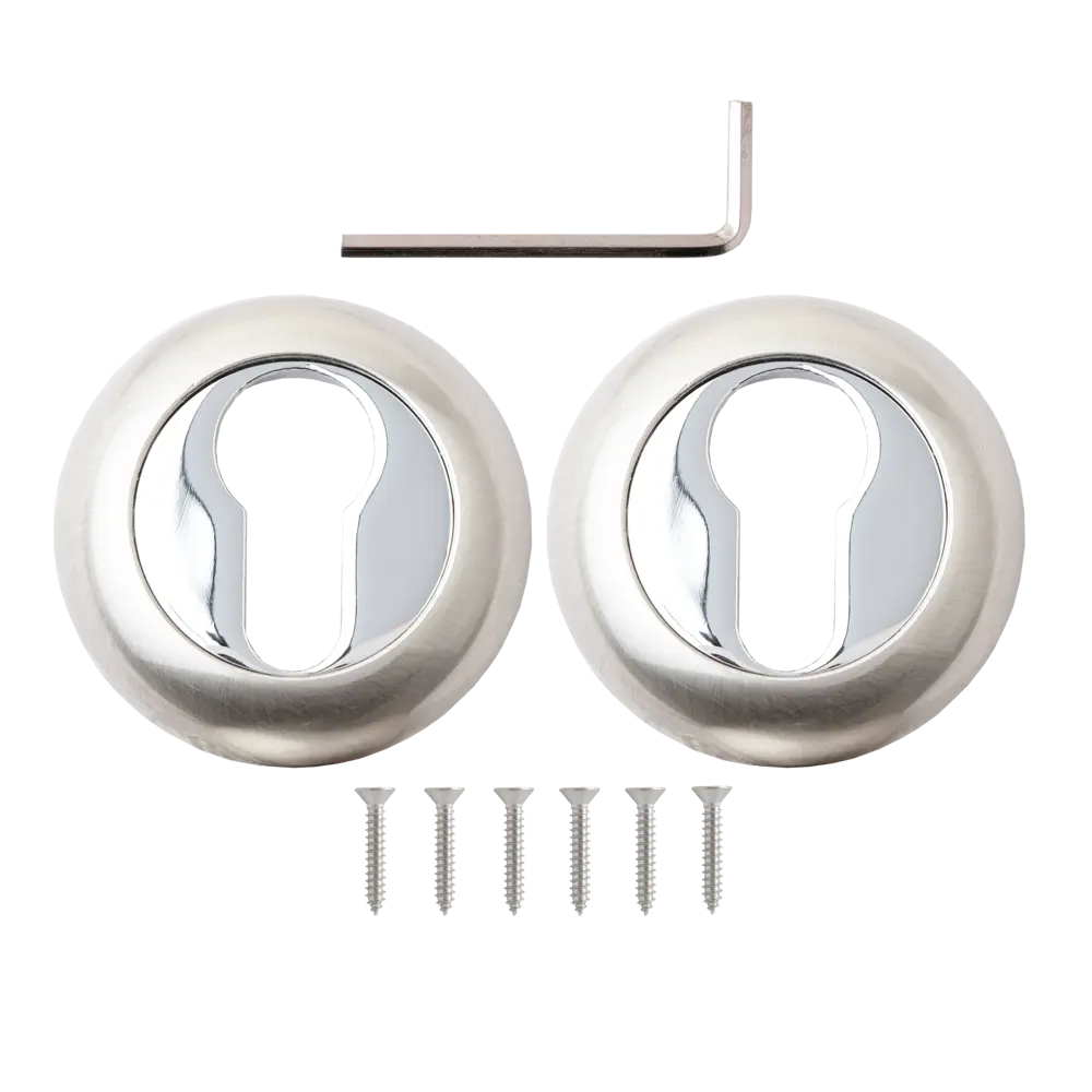 Накладка на замочную скважину Armex DP-C-14 53x53 мм цвет никель STLM-2153151 - Вид №1