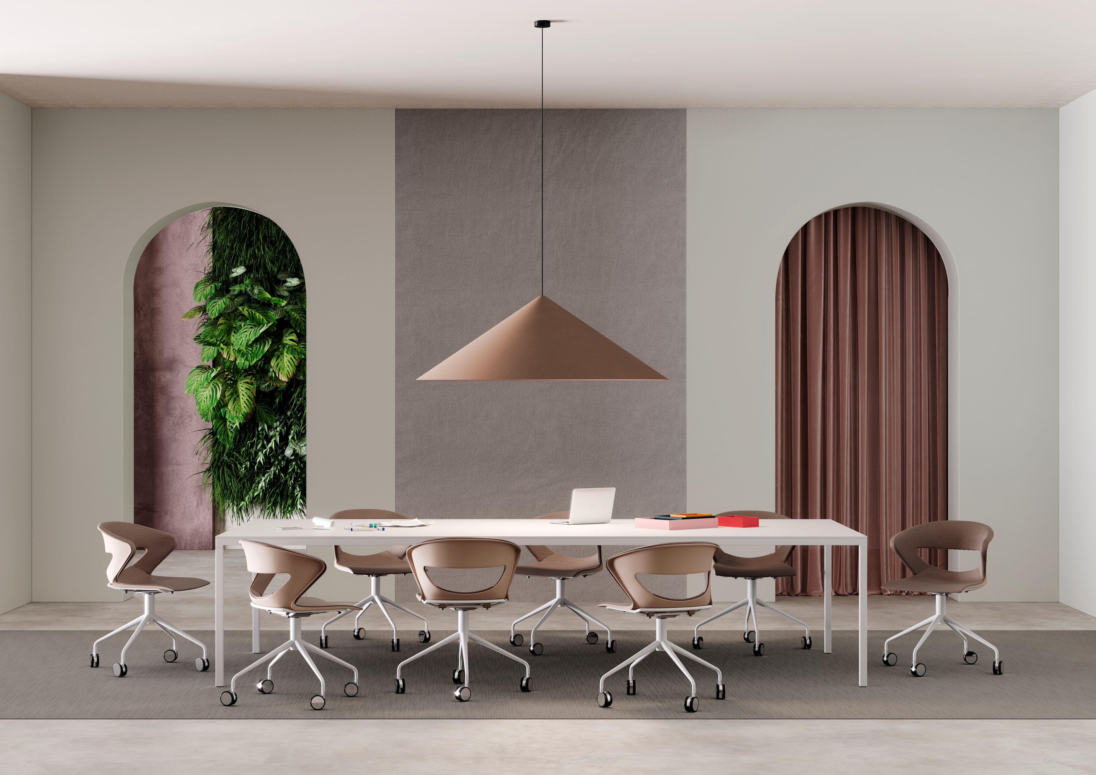 Регулируемое по высоте офисное кресло с колесами Kastel Kicca ARCH-00102516 - Вид №5